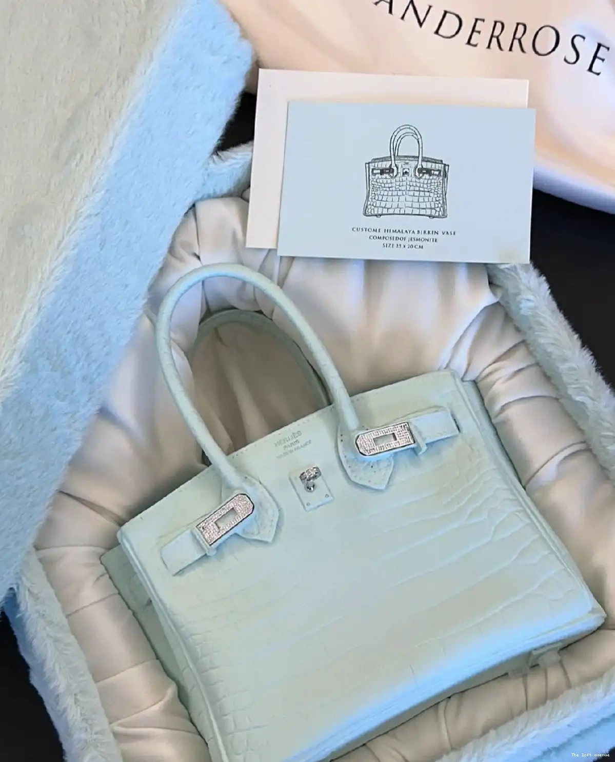 BIRKIN CUSTOM FLOWER BAG VASE 0616